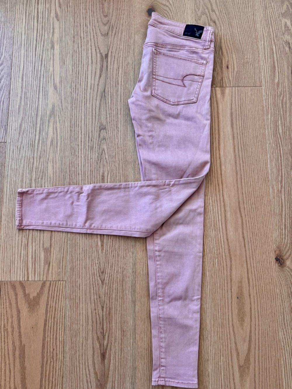 American Eagle Mauve Jeggings Size 2 Soft Stretch Skinny Jeans Pink